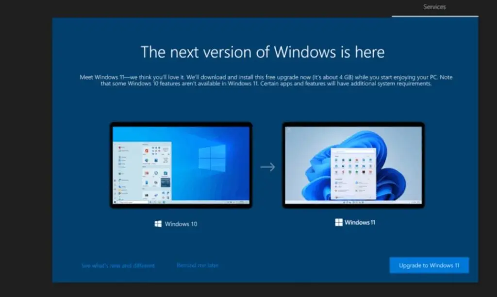 Upgrade Windows 10 Now Windows 11 upgrade